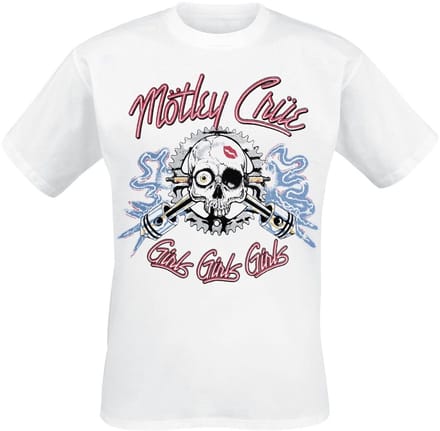 Motley Crue Vintage Sparkplug Heren T-shirt - wit - 4XL