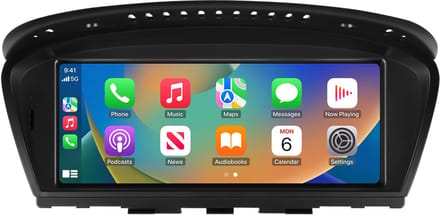 Carplay autoradio voor BMW 5 serie | E60 E61 E63 E64 | 2003 t/m 2010 | 9 INCH | Draadloos Apple Carplay en Android Auto | 4GB + 128GB | 8-Core | Denago | 2025 model | 2003 2004 2005 2006 2007 2008 2009 2010 | Bluetooth & Wifi