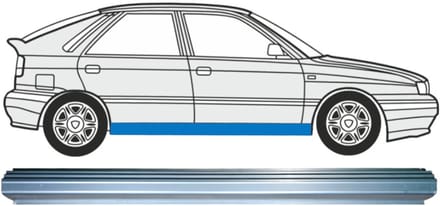 Reparatie dorpel voor Lancia Delta 1993-1999 / Links = Rechts (symmetrisch)