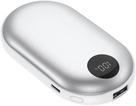 Denver Powerbank met Handwarmer - 2-in-1 - LED indicator - USB-C - 4000mAh - Apple iPhone / Samsung - PBH4003S