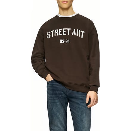 s.Oliver -qs Sweatshirts Brown Taglia: L | Maglioni a maglia Outlet | Uomo | Marrone