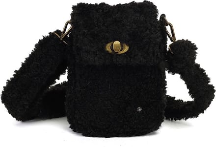 Telefoontasje Graz - Teddy -Zwart