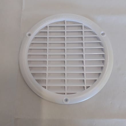 Ventilatie Rooster  rond, diameter 138 mm,