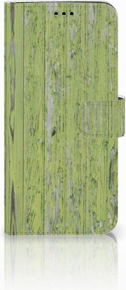 Samsung Galaxy S9 Plus Book Style Case Green Wood