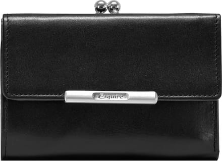 Esquire Helena Portemonnee Leer 12 cm - Dames - Horizontaal - schwarz