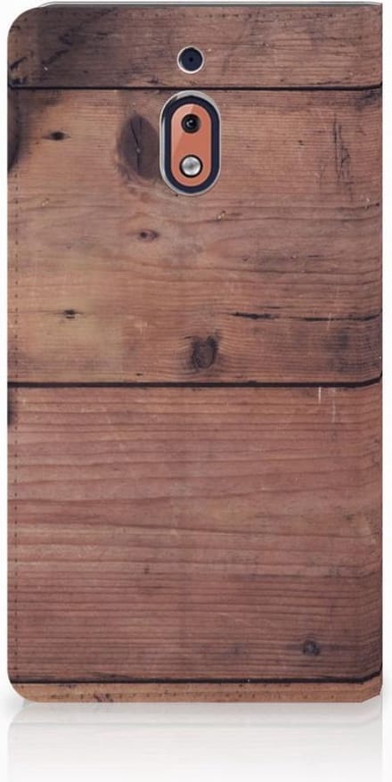 Nokia 2.1 2018 Book Wallet Case Old Wood