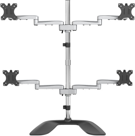 StarTech.com Quad-Monitor Stand - For up to 32" VESA Mount Monitors - stand (adjustable arm)