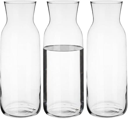 Glasmark Waterkan - 3x - 1L - glas - waterkaraf - schenkkan