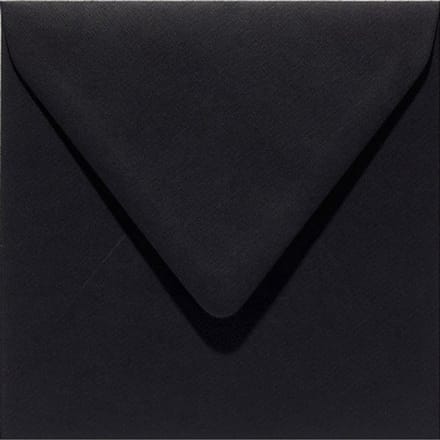 Papicolor Envelop Formaat 160 X 160 Mm 6 stuks Recycled Kraft Zwart