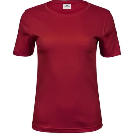 Tee Jays - Dames Interlock T-shirt - Red maat S