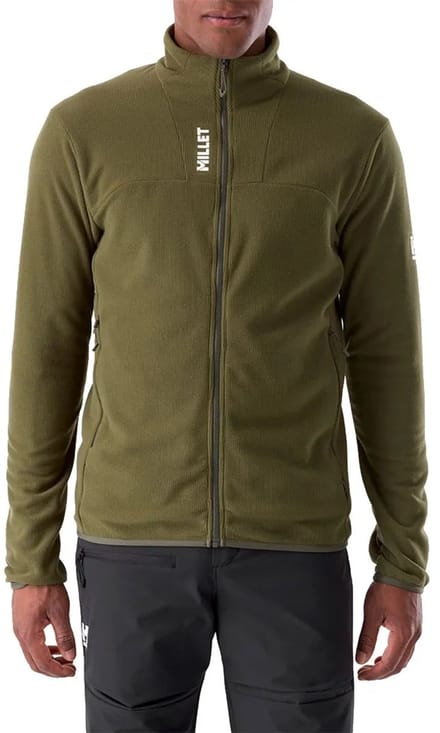 Millet Ubic Lightgrid Fleece Met Volledige Rits Groen M Man