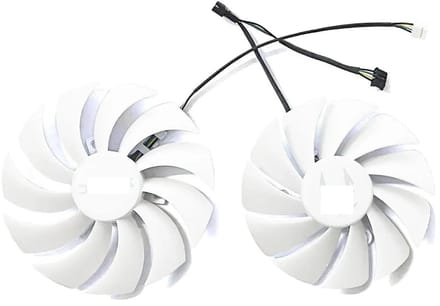 Grafische kaart ventilator - PC koeler - Computer koeling - Efficiënte warmteafvoer - 100/88 mm - Zwart