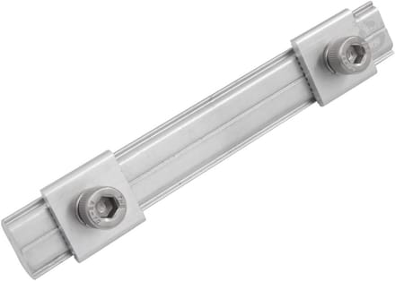 Profiel Aluminium Koppeling - Verbindingsstuk Profiel - Constructie Bouw - Specifiek Voor Eolo 1 - 10x5x5 cm
