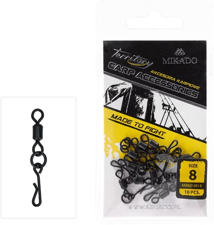 Quick Change Wartel met Snap Maat 8 – Karper Wartels – Rig Connector – 10 Stuks