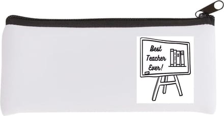 Akyol - best teacher ever Etui - Juf - meester - juf en meester - 20 bij 9 cm