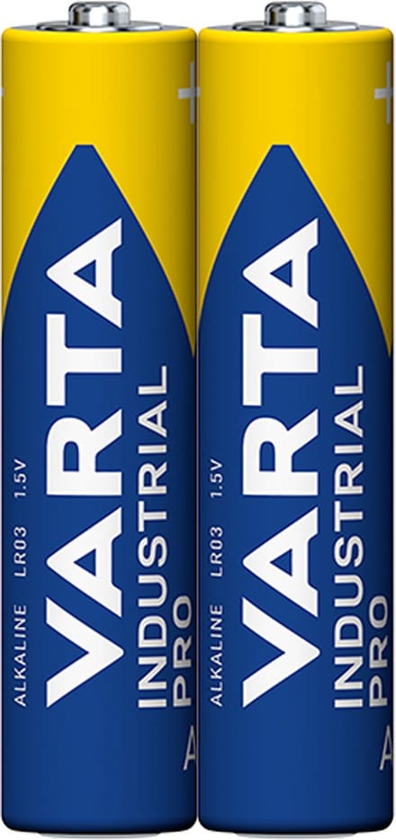 VARTA Industrial Pro batterij AAA Micro Alkaline LR03 2-pack