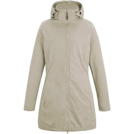 Carisbrooke waterafstotende lange softshelljas met capuchon voor dames