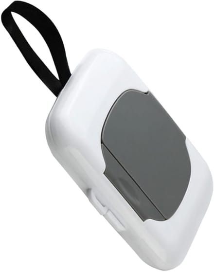 Reisdoekjes Case - Veeg Dispenser Houder - Onderweg Luiers Verslonen - Hervulbare Container - 10 cm x 7.5 cm