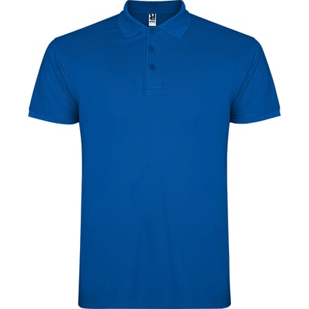 Roly Heren Ster Poloshirt (Koningsblauw)