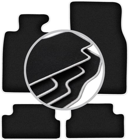 CARLUX-SILVER automatten voor: Mini Cooper II R57 cabriolet (2006-2013)