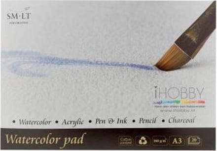 SMLT SMLT Aquarelblok A3 260gr 20 vel