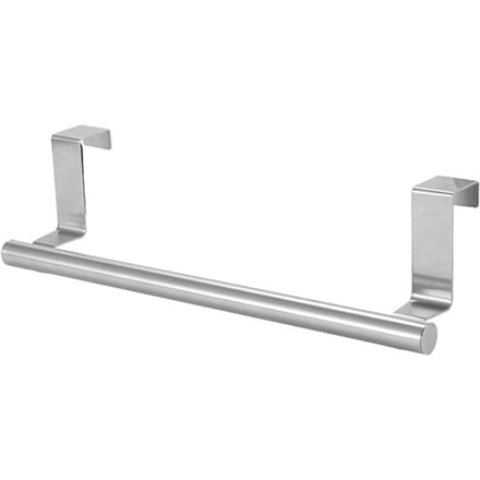 Multifunctioneel Roestvrij Staal Enkele Stang Handdoekenrek Zonder Gaten Handdoekenrek Badkamer Handdoekstang L Small white