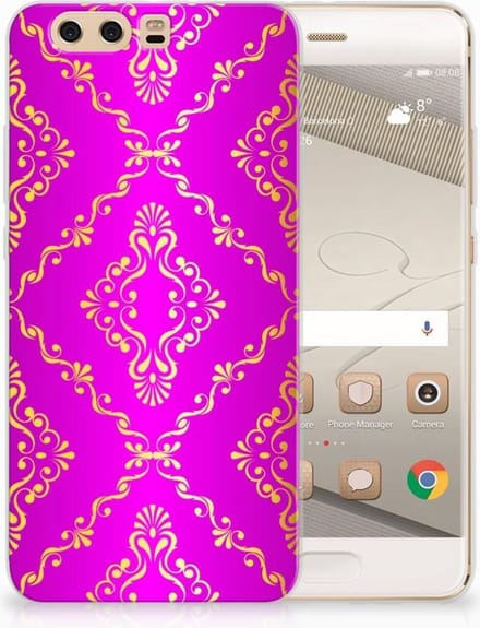Siliconen Hoesje Huawei P10 Plus Barok Roze