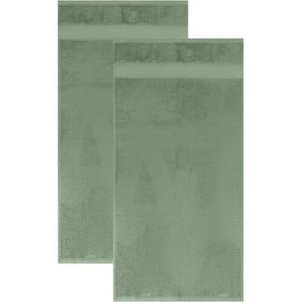 LIVARNO Set van 2 bamboe handdoeken 50 x 100 cm (groen)