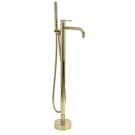 Rea - Venti - Vrijstaande Badmengkraan - Gouden - 26x16x115cm