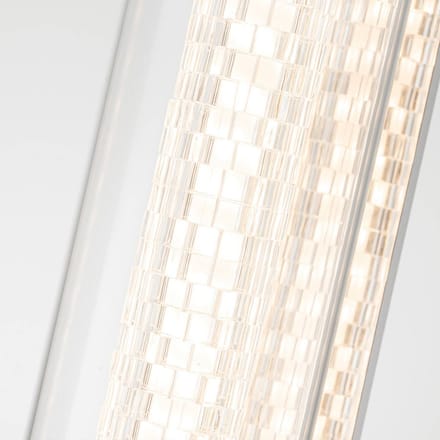 Quintiesse LED wandlamp ESPADA, gepolijst chroom Breedte 70 cm Metaal IP44