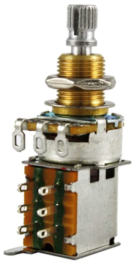 Allparts Push/Push Pot 250K Audio - Potentiometer voor gitaar