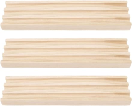Domino Bakjes Set - Houten Organizer - Spelstenen Houder - Antislip Bodem - 3-delig - Beige