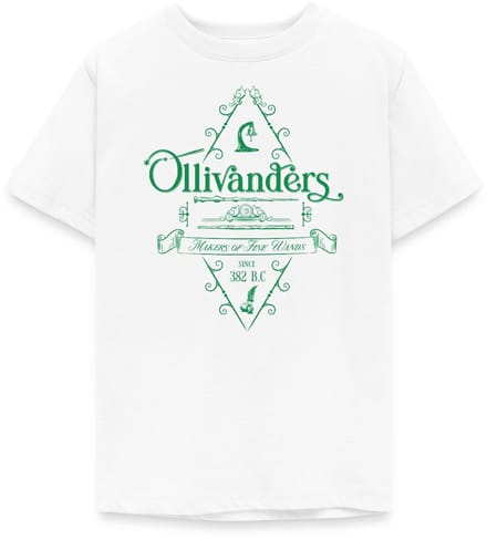 Harry Potter Olivanders Winkel Groen Logo T-Shirt Tiener