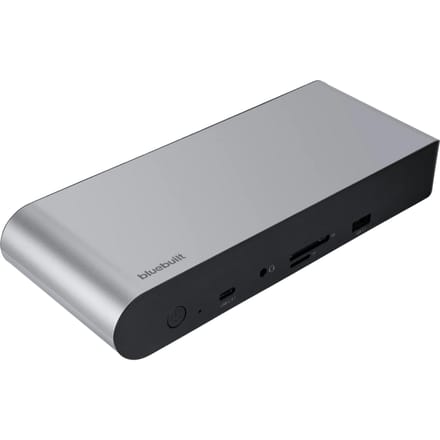BlueBuilt DisplayLink Docking Station Pro met USB-C Zilver
