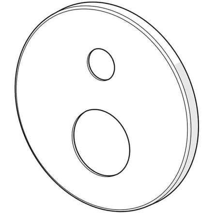 Hansamix replacement rosette for tub shower complete Ø 17 cm 59914317