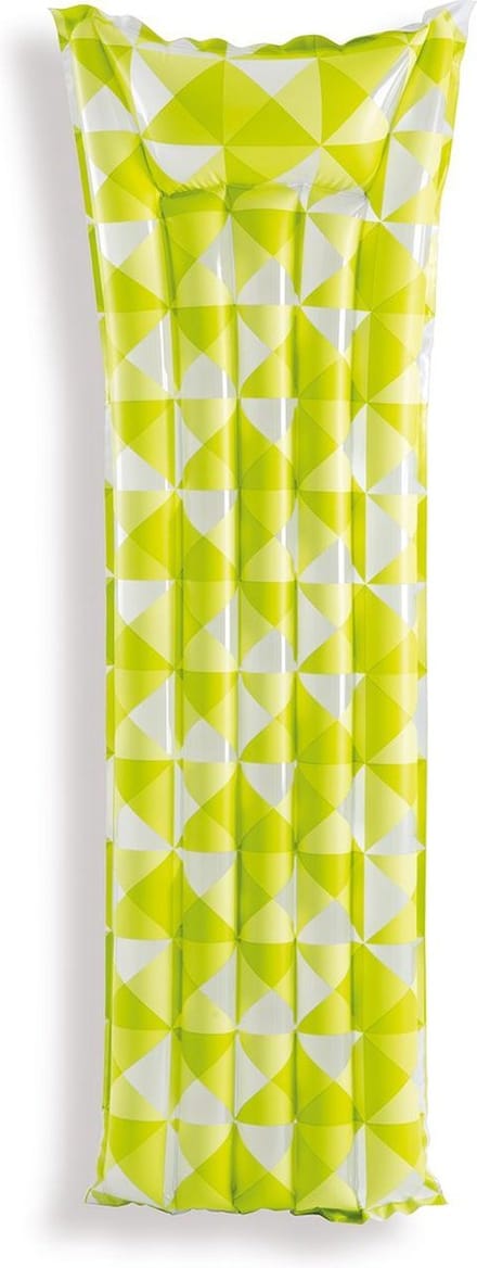 Intex Luchtbed Mozaïek - Groen - 183x69 centimeter