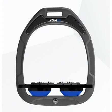 Platte Ultra Grip Beugels Antraciet/Zwart/Blauw Flex-On Green Composite