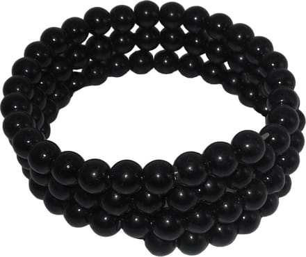 Multi armband met kralen zwart