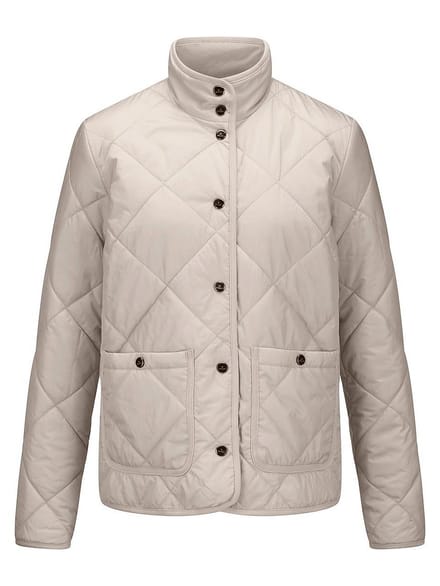 Gewatteerde jas Van BASLER beige
