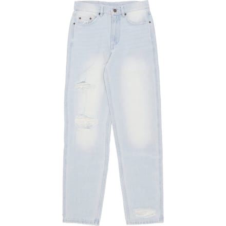 Herenjeans Baggy Five Pocket Heavy Distressed Denim Pant lichtblauw