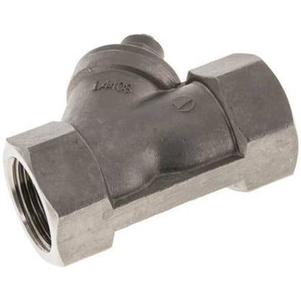 G 1'' RVS Y-filter 0.8 mm Maaswijdte 40 Bar - SLS-100