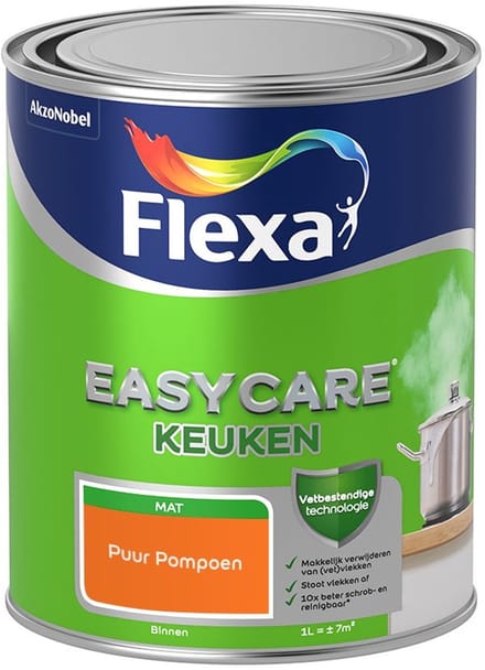 Flexa - Easycare Keuken - Puur Pompoen - Mengverf - 1 L