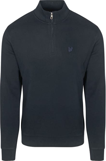 Lyle & Scott Half Zip Pullover Tonal Navy - Maat XXL - Heren - Quarter zip