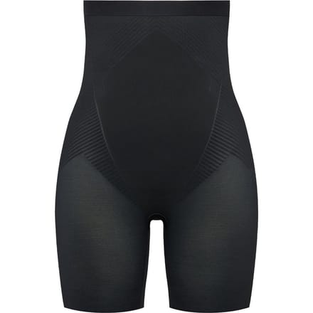 Spanx Thistincts 2.0 High Waisted Mid Thigh Short - Zwart - Maat L