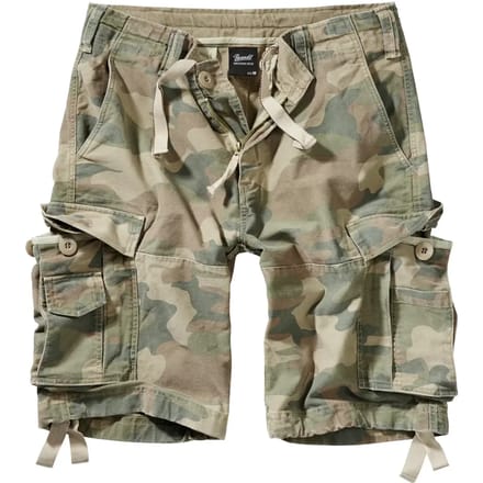 Urban Classics Cargo Korte broek -M- Vintage Cargo Groen/Bruin