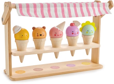 TENDER LEAF Playing - Scoops En Smiles - 33X12X26Cm - Hout - 3 Jaar