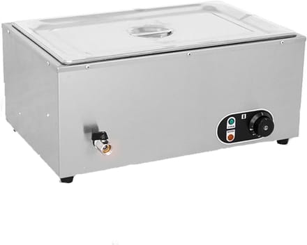 Buffetwarmer Elektrisch - Warmhoudtafel - Voedsel Warm Houden - Temperatuurregeling 30-110°C - 58x36x26 cm
