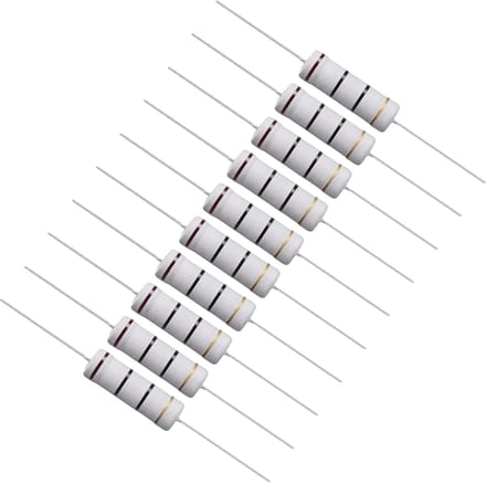Metaaloxide Weerstanden - Elektronica Componenten - DIY Projecten - 5% Tolerantie - 5 Watt - Kleurcode