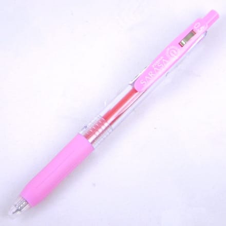 Zebra Sarasa Clip Gel Inkt Pen - Fijn / 0.5mm - Licht Roze