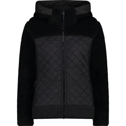 Wooltech hoodie dames CMP Teddy Fur effect